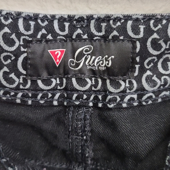 SOLD Black Guess Jeans medium Rise Sarah Fit size 29 - Picture 4 of 7